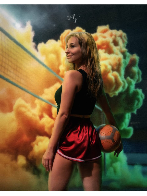 Volleyball Customized Photo Paintings