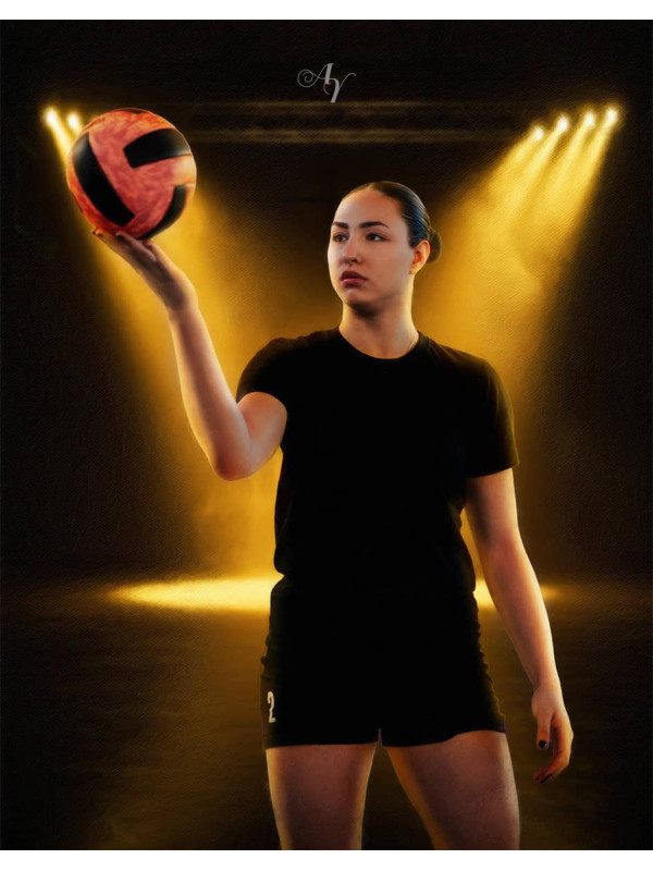 Volleyball Customized Photo Paintings