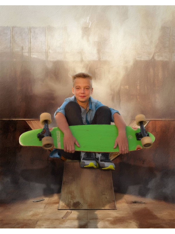 Skateboarding Customized Photo Paintings