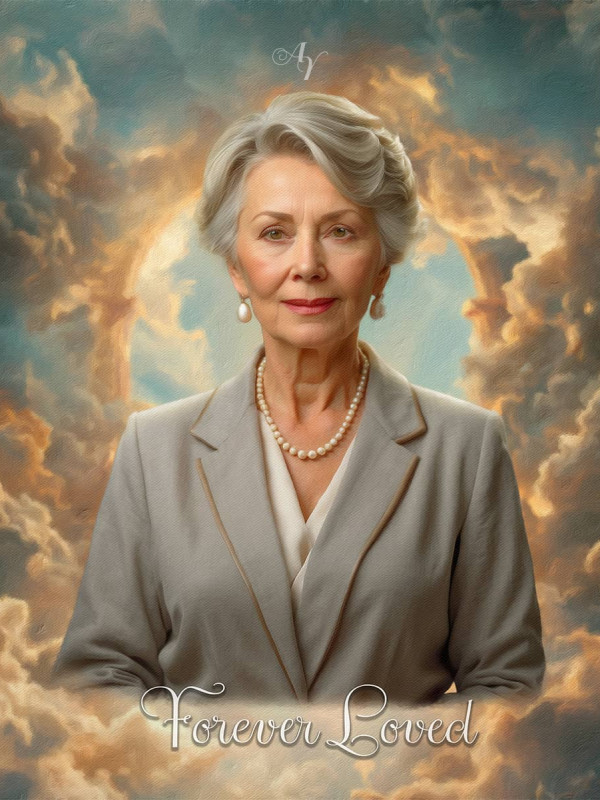Heavens  Gateway Memorial Customized Photo Paintings