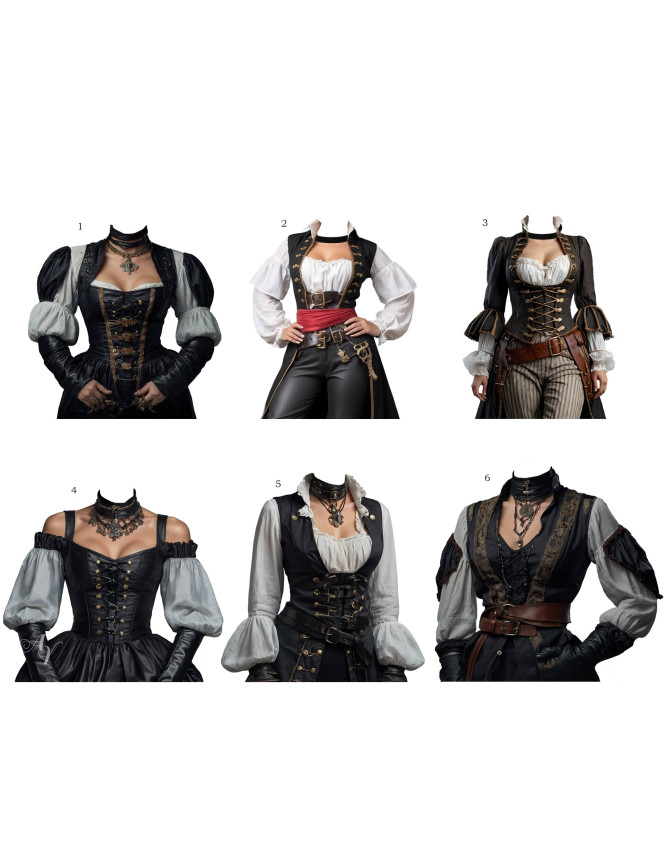 Adult Pirate Customized Photo Paintings