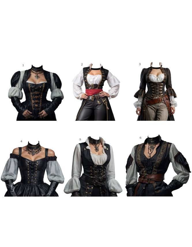 Adult Pirate Customized Photo Paintings Adult Pirate Customized Photo Paintings