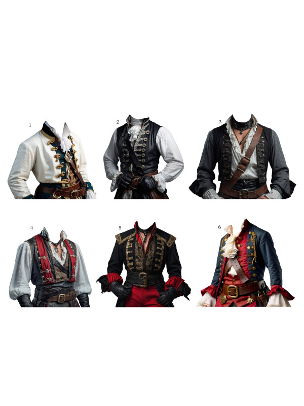 Adult Pirate Customized Photo Paintings