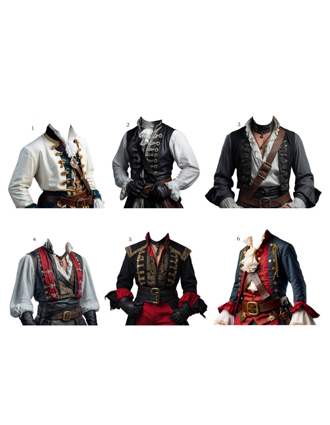 Adult Pirate Customized Photo Paintings
