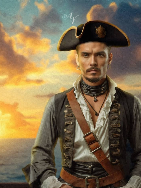 Adult Pirate Customized Photo Paintings