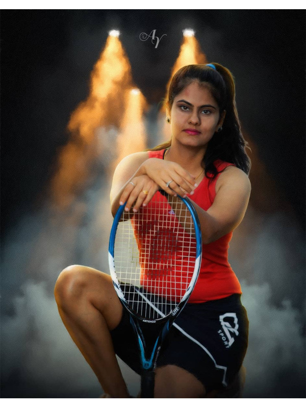 Tennis Fantasy Customized Photo Paintings on Canvas