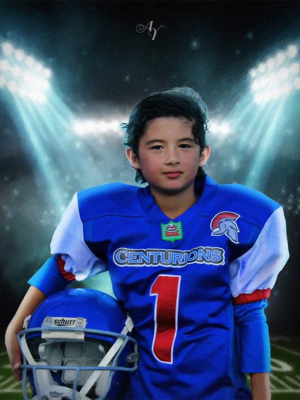 Football Star Customized Photo Paintings