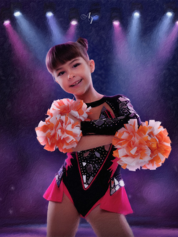 Cheerleader Stars Customized Photo Paintings