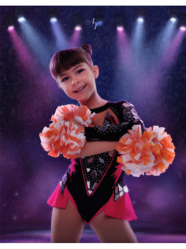 Cheerleader Stars Customized Photo Paintings