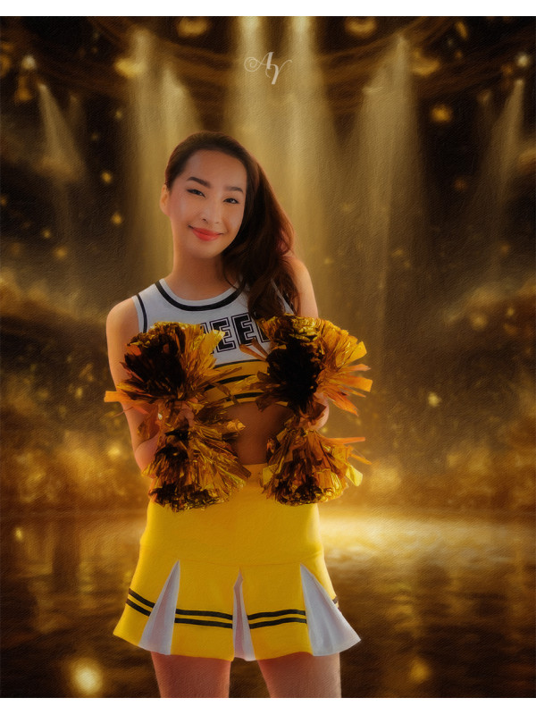 Cheerleader Stars Customized Photo Paintings
