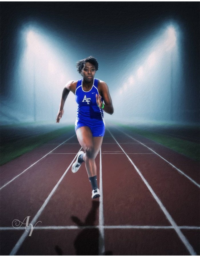 Track Stars Customized Photo Paintings Track Stars Customized Photo Paintings
