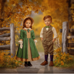 Victorian Child Custom Portrait Paintomgs