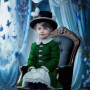Victorian Blue Room Child Customized Photo Paintings