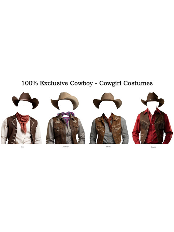 Adult Cowboy - Cowgirl Customized Photo Paintings