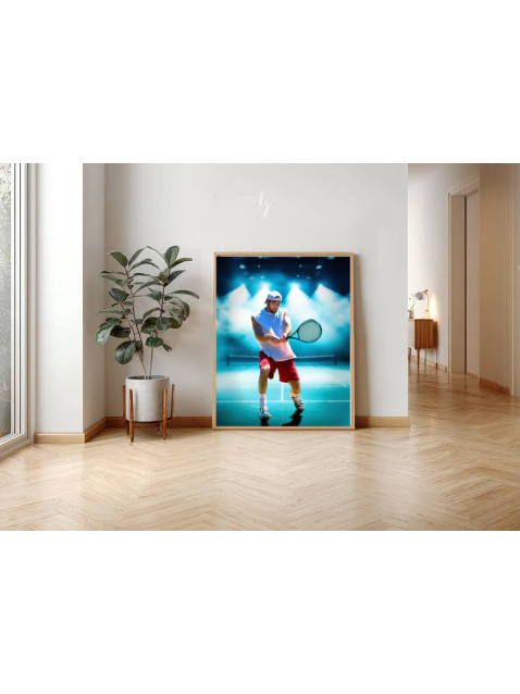 Tennis Fantasy Customized Photo Paintings on Canvas