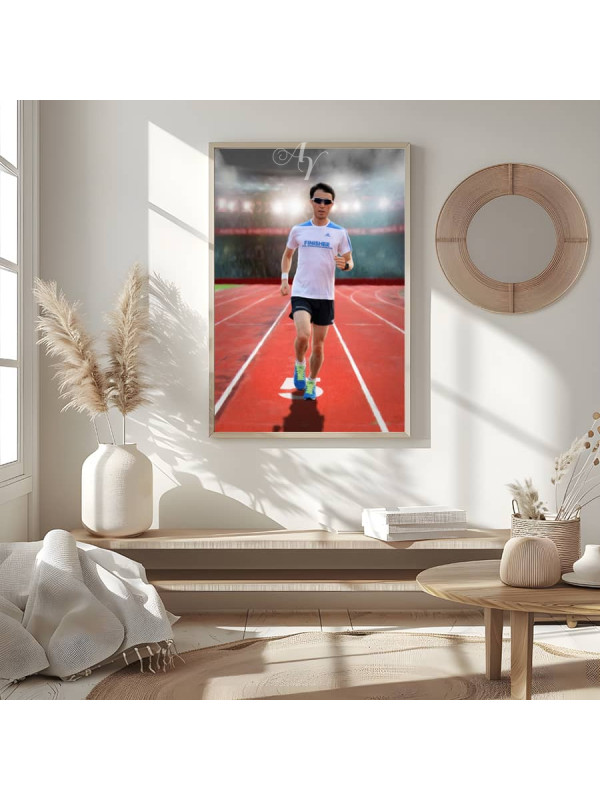 Track Stars Fantasy Customized Photo Paintings