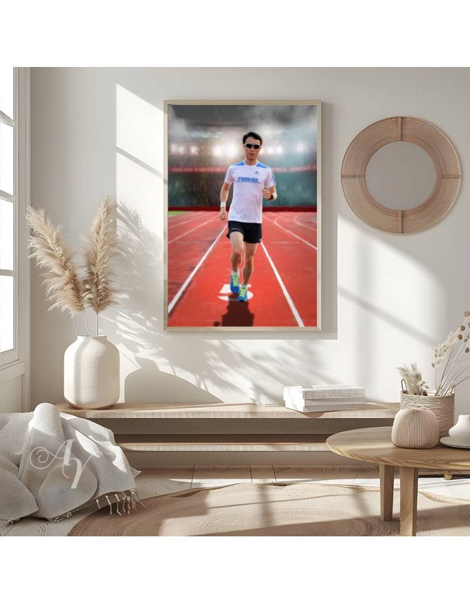Track Stars Customized Photo Paintings