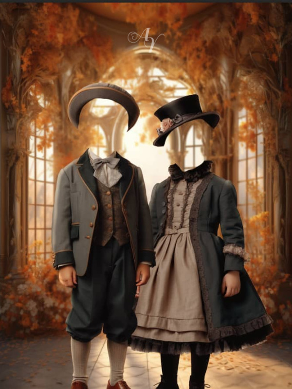 Victorian Atrium Child Customized Photo Paintings