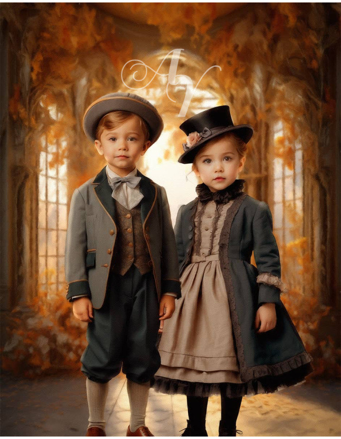 Victorian Atrium Child Customized Photo Paintings Victorian Atrium Child Customized Photo Paintings
