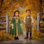 Victorian Autumn Splendor Child Customized Photo Paintings