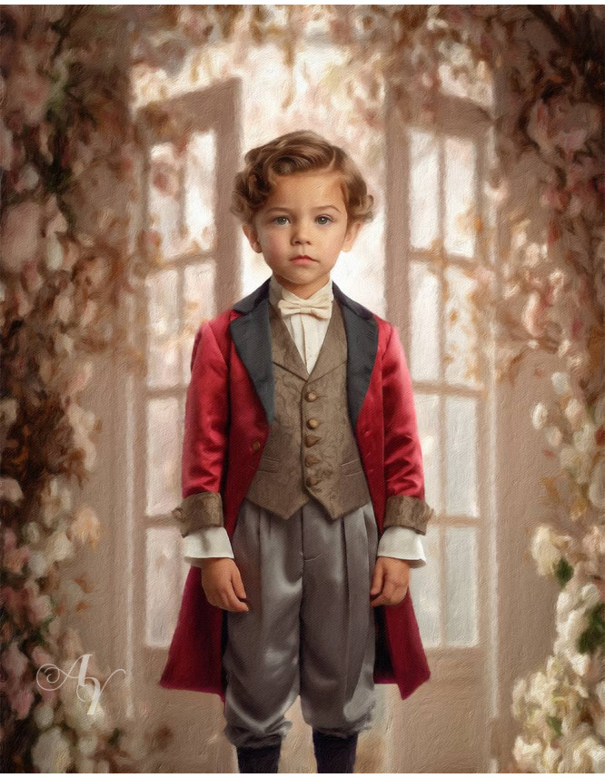 Victorian Enchanted Sunroom Child Customized Photo Paintings Victorian Enchanted Sunroom Child Customized Photo Paintings