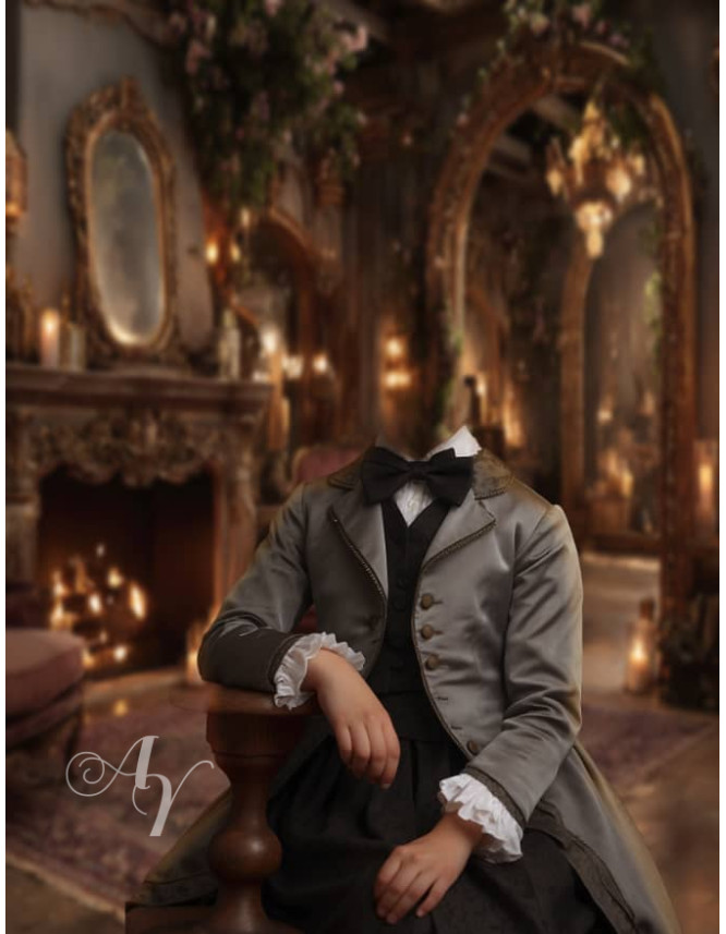 Victorian Great Room Child Customized Photo Paintings