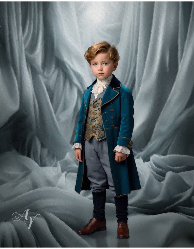 Victorian Silken Veils Child Customized Photo Paintings Victorian Silken Veils Child Customized Photo Paintings