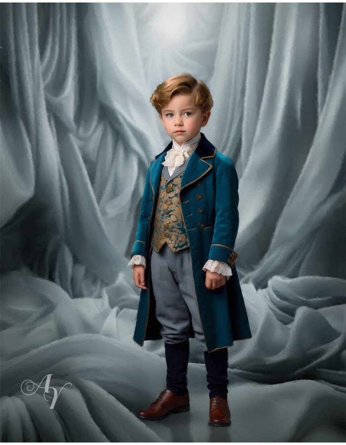 Victorian Silken Veils Child Customized Photo Paintings Victorian Silken Veils Child Customized Photo Paintings