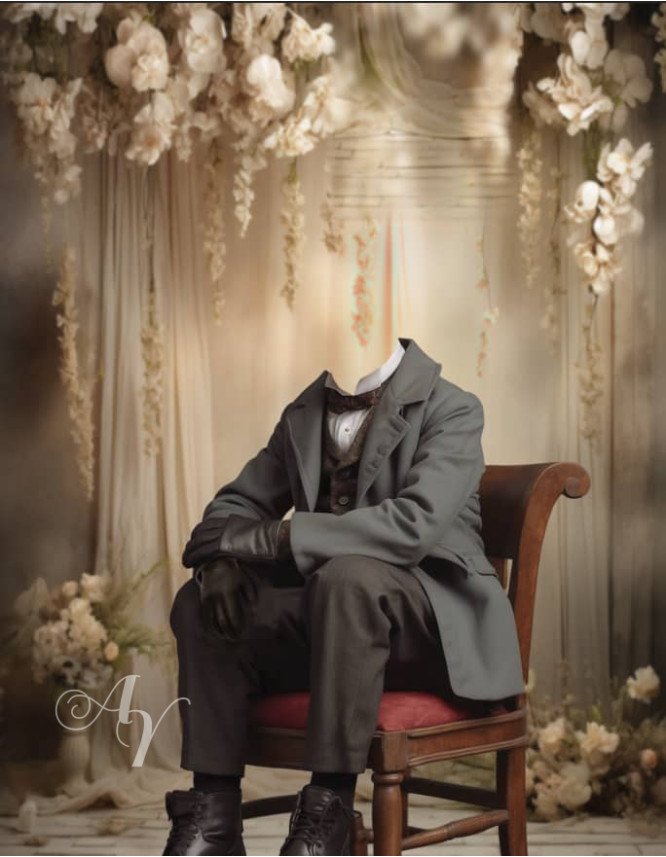 Victorian Formal Studio Child Customized Photo Paintings Victorian Formal Studio Child Customized Photo Paintings
