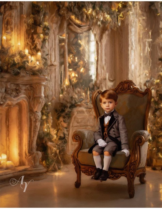 Victorian Parlor Child Customized Photo Paintings Victorian Parlor Child Customized Photo Paintings