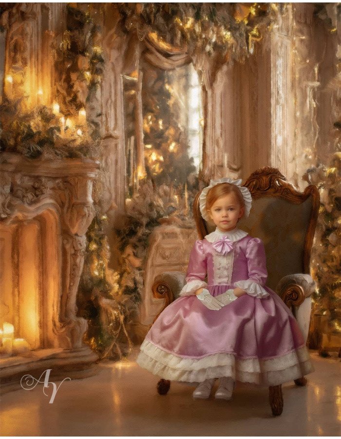 Victorian Parlor Child Customized Photo Paintings Victorian Parlor Child Customized Photo Paintings