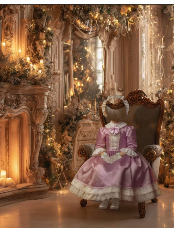 Victorian Parlor Child Customized Photo Paintings