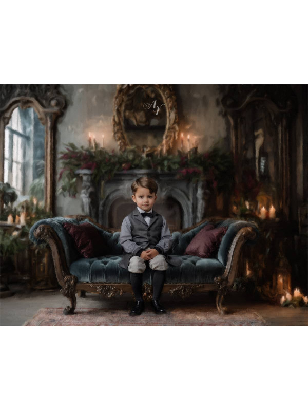 Victorian Sitting Room Child Customized Photo Paintings