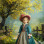 Victorian Country Path Child Customized Photo Paintings
