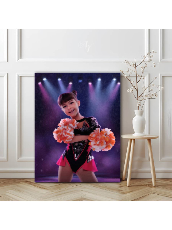 Cheerleader Stars Customized Photo Paintings