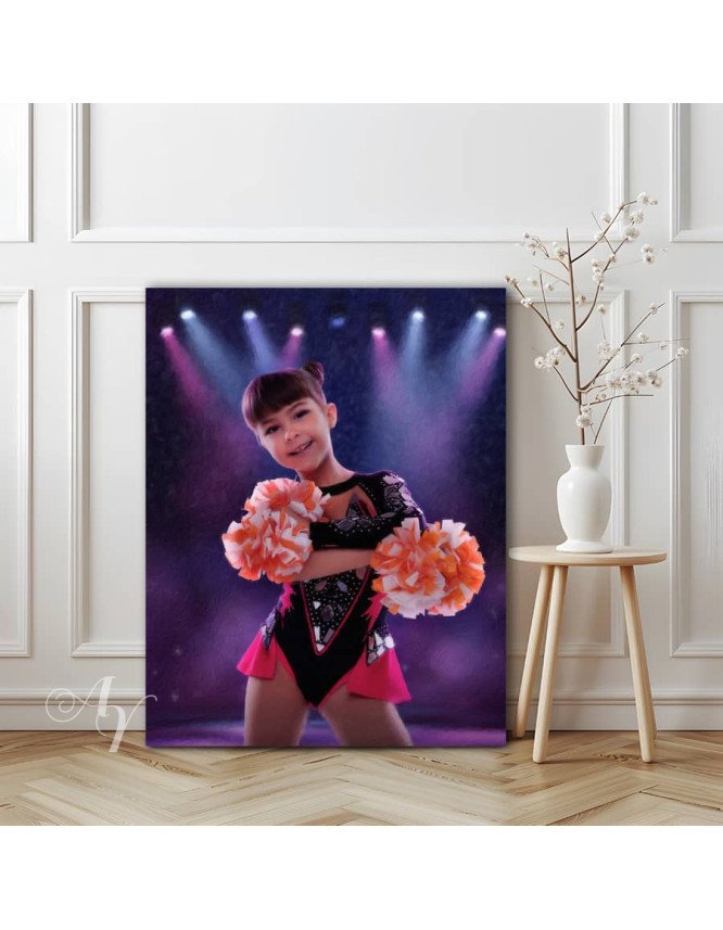 Cheerleader Stars Customized Photo Paintings