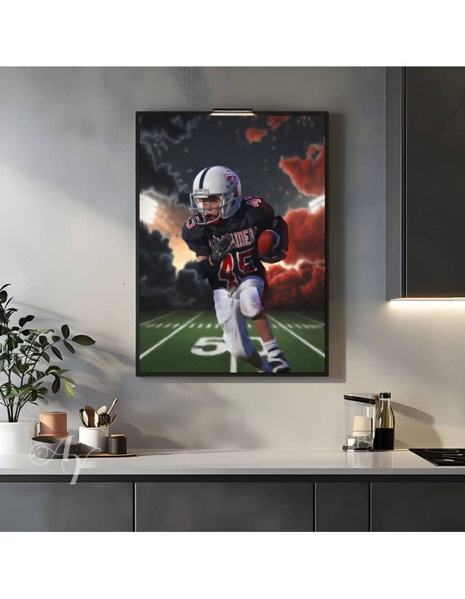 Football Star Customized Photo Paintings Football Star Customized Photo Paintings