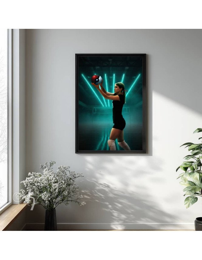 Volleyball Customized Photo Paintings Volleyball Customized Photo Paintings