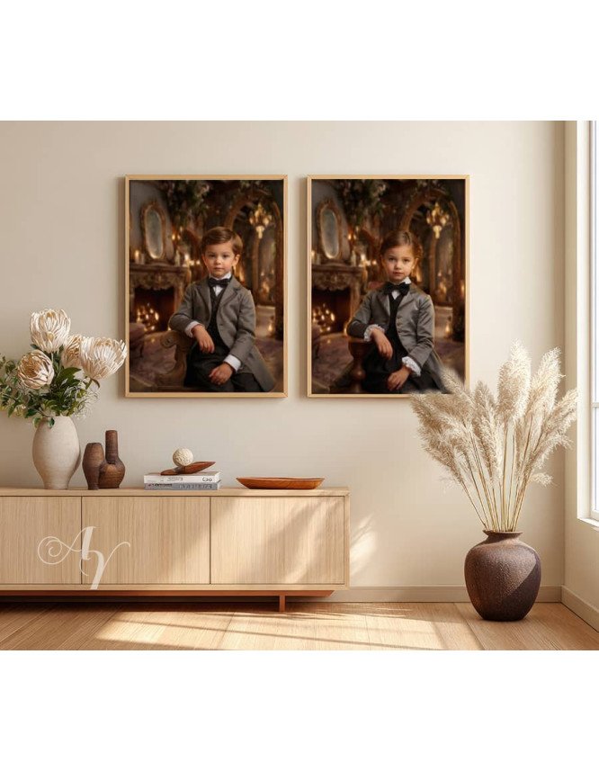 Victorian Great Room Child Customized Photo Paintings Victorian Great Room Child Customized Photo Paintings