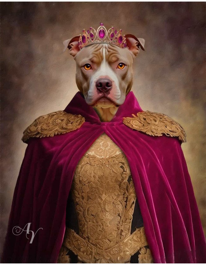 Emperor - Empress Pet Period Style Customized Photo Paintings Emperor - Empress Pet Period Style Customized Photo Paintings