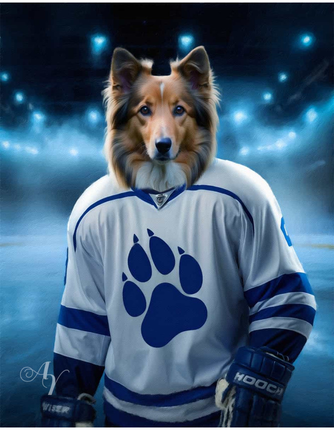 Sports Pet Customized Photo Paintings on Canvas