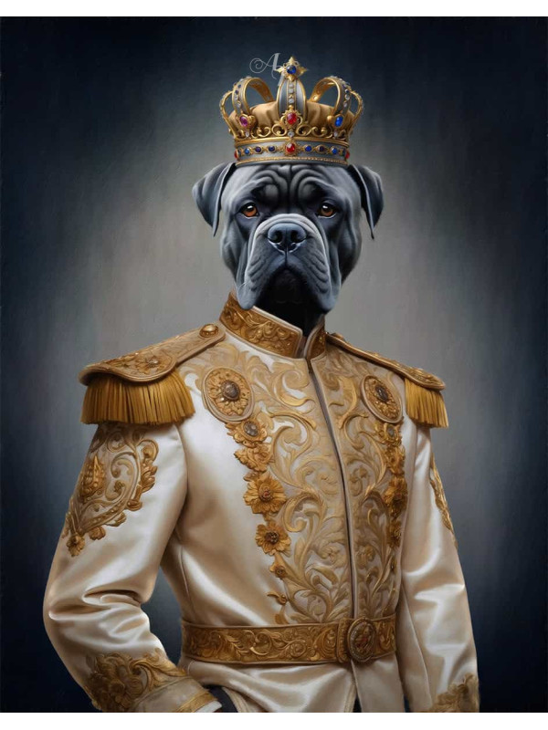 King Pet Period Customized Photo Paintings