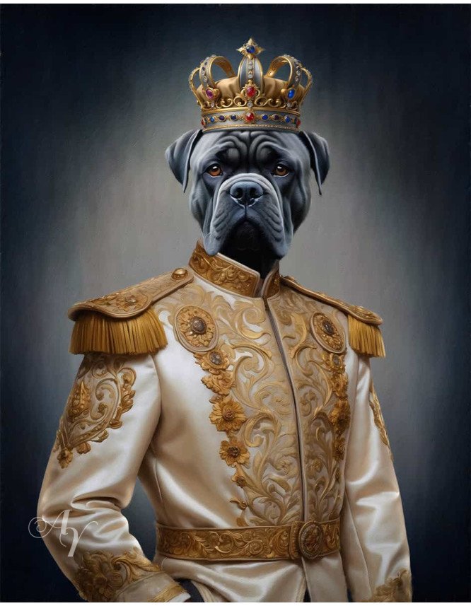King Pet Period Customized Photo Paintings King Pet Period Customized Photo Paintings