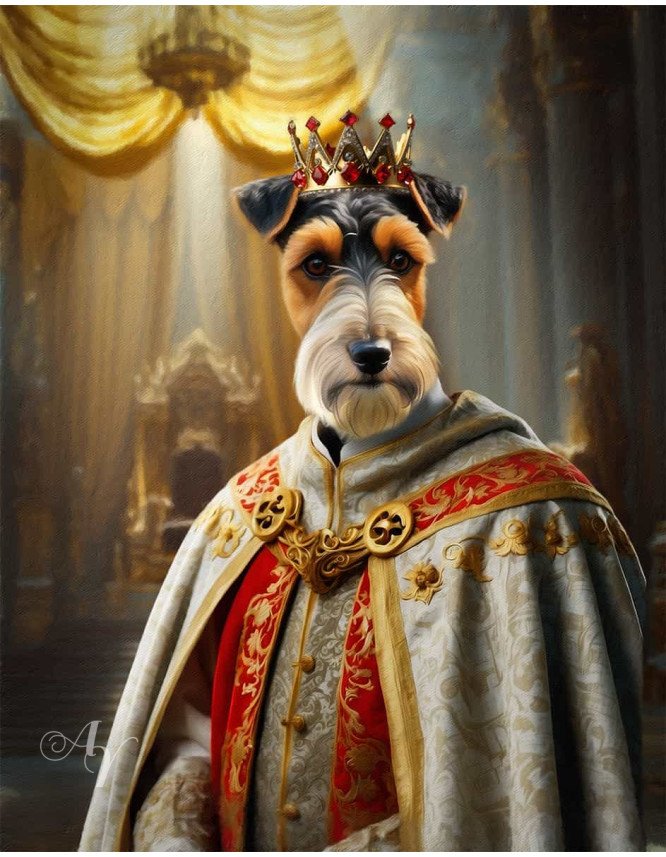 King Pet Period Customized Photo Paintings King Pet Period Customized Photo Paintings