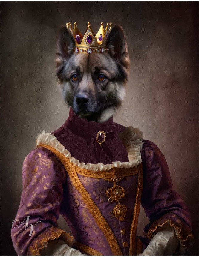 Noble Ladies Pet Period Style Customized Photo Paintings Noble Ladies Pet Period Style Customized Photo Paintings