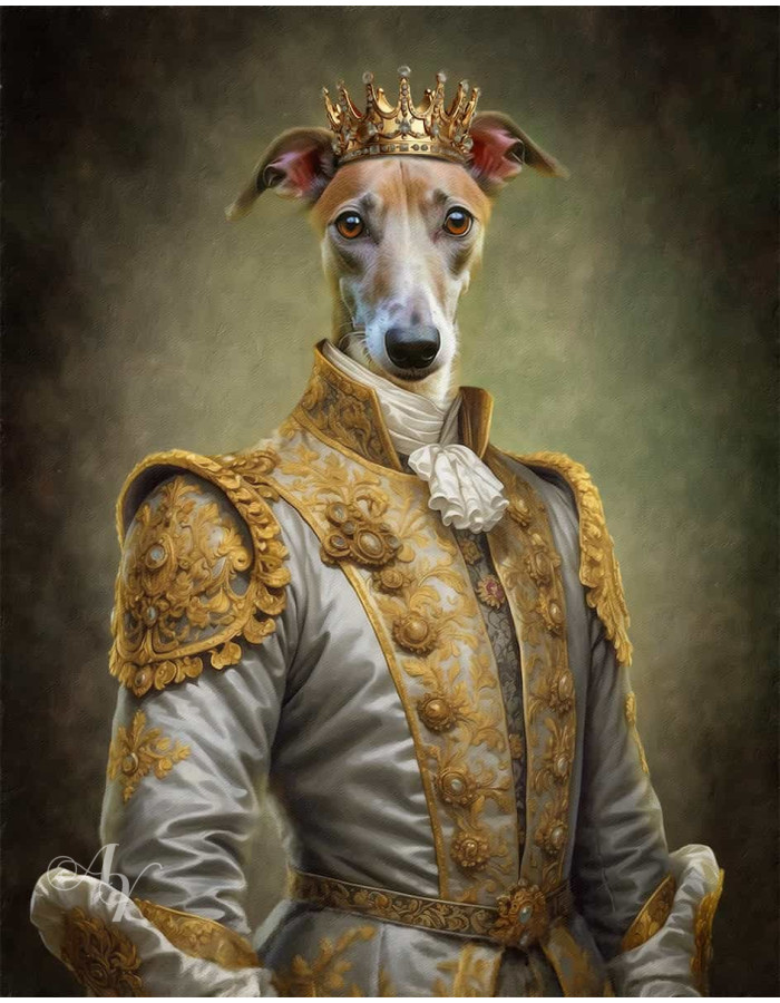 King Pet Period Customized Photo Paintings King Pet Period Customized Photo Paintings
