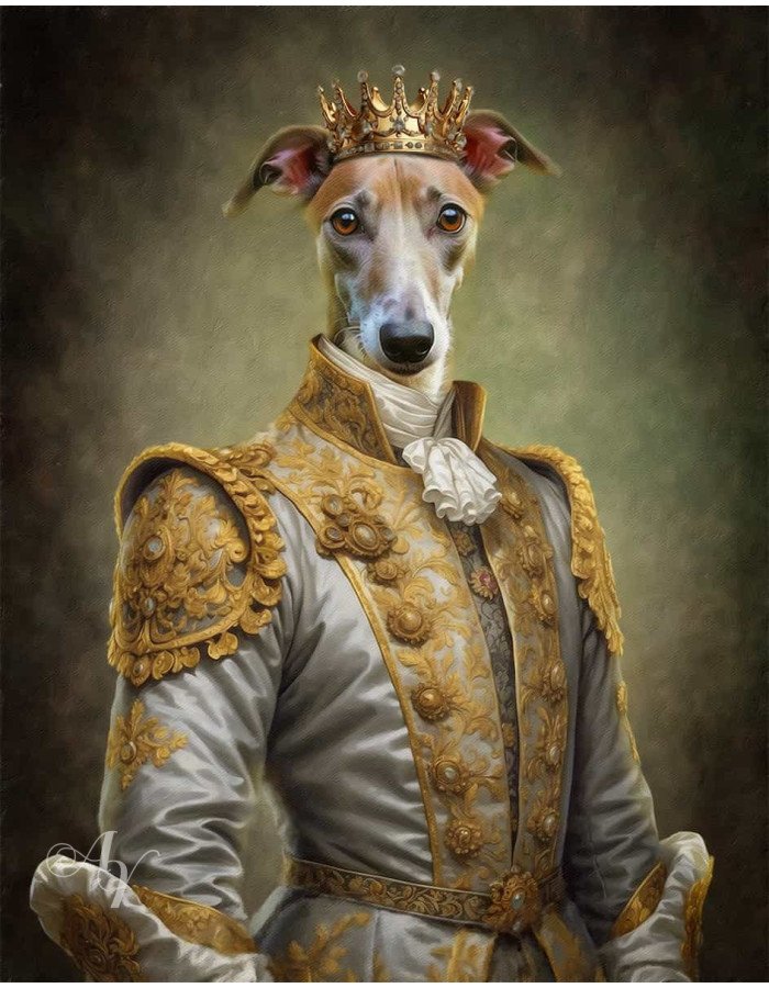 King Pet Period Customized Photo Paintings King Pet Period Customized Photo Paintings