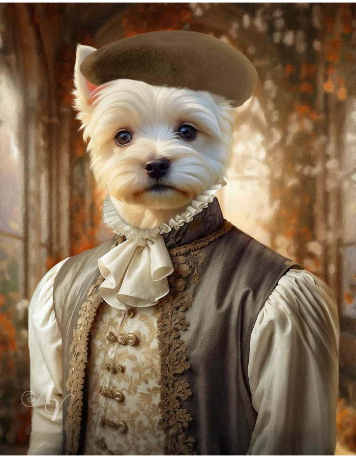 Noble Lords Pet Period Style Customized Photo Paintings Noble Lords Pet Period Style Customized Photo Paintings