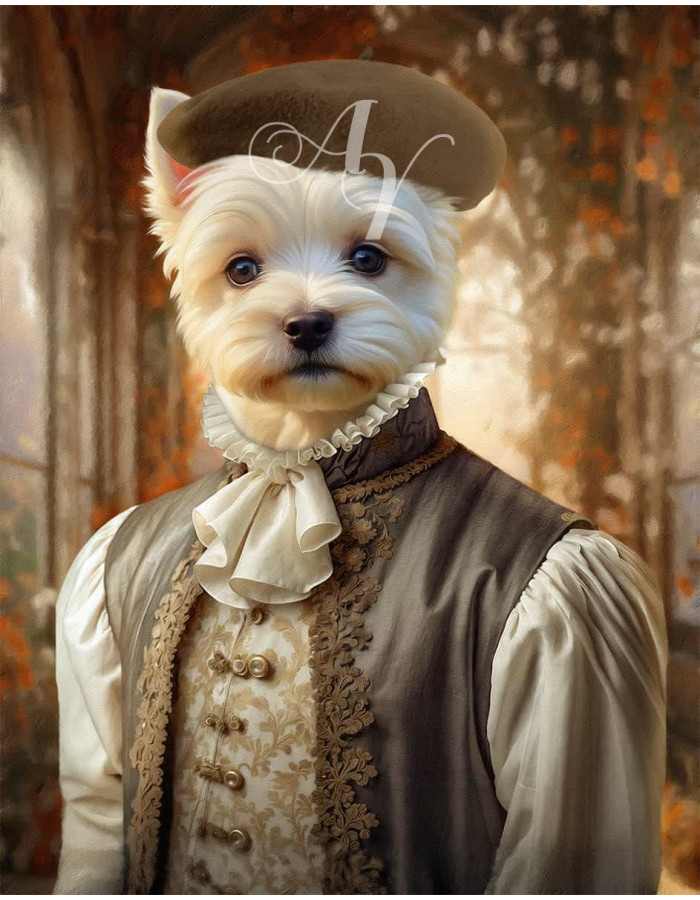 Noble Lords Pet Period Style Customized Photo Paintings Noble Lords Pet Period Style Customized Photo Paintings