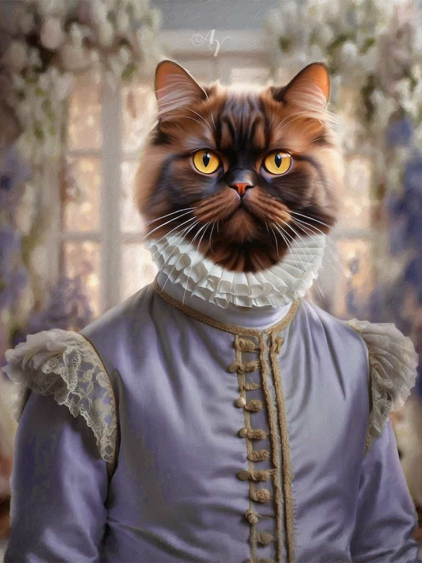 Noble Lords Pet Period Style Customized Photo Paintings